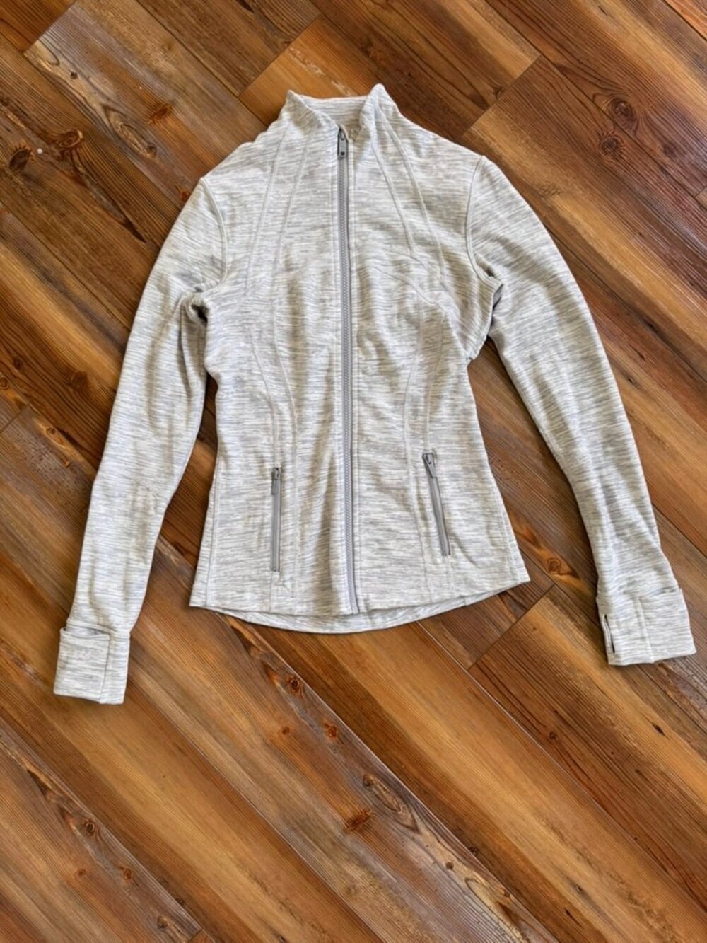 lululemon Define Jacket Wee Are From Space Ice Grey Size 4 Luon Full Zip